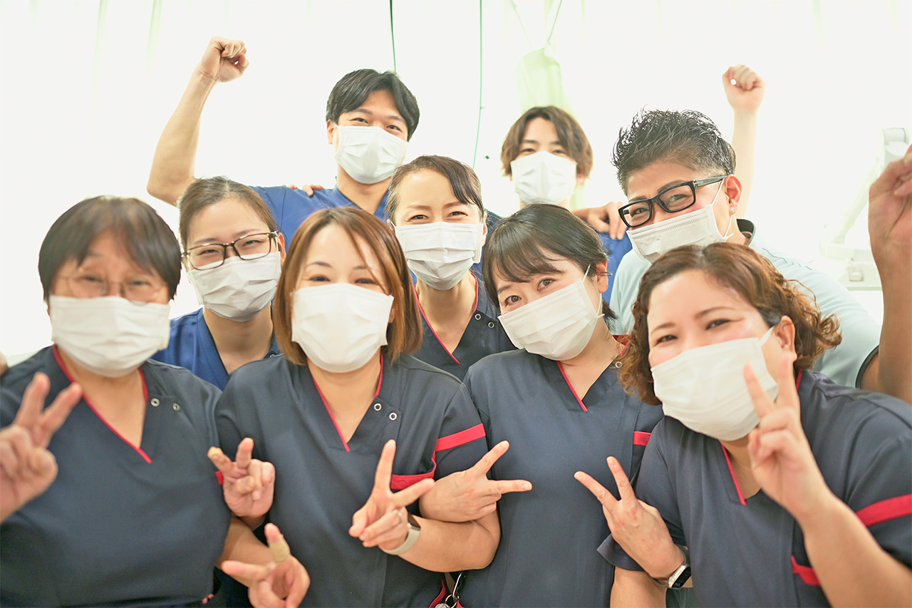 透析看護師の集合写真